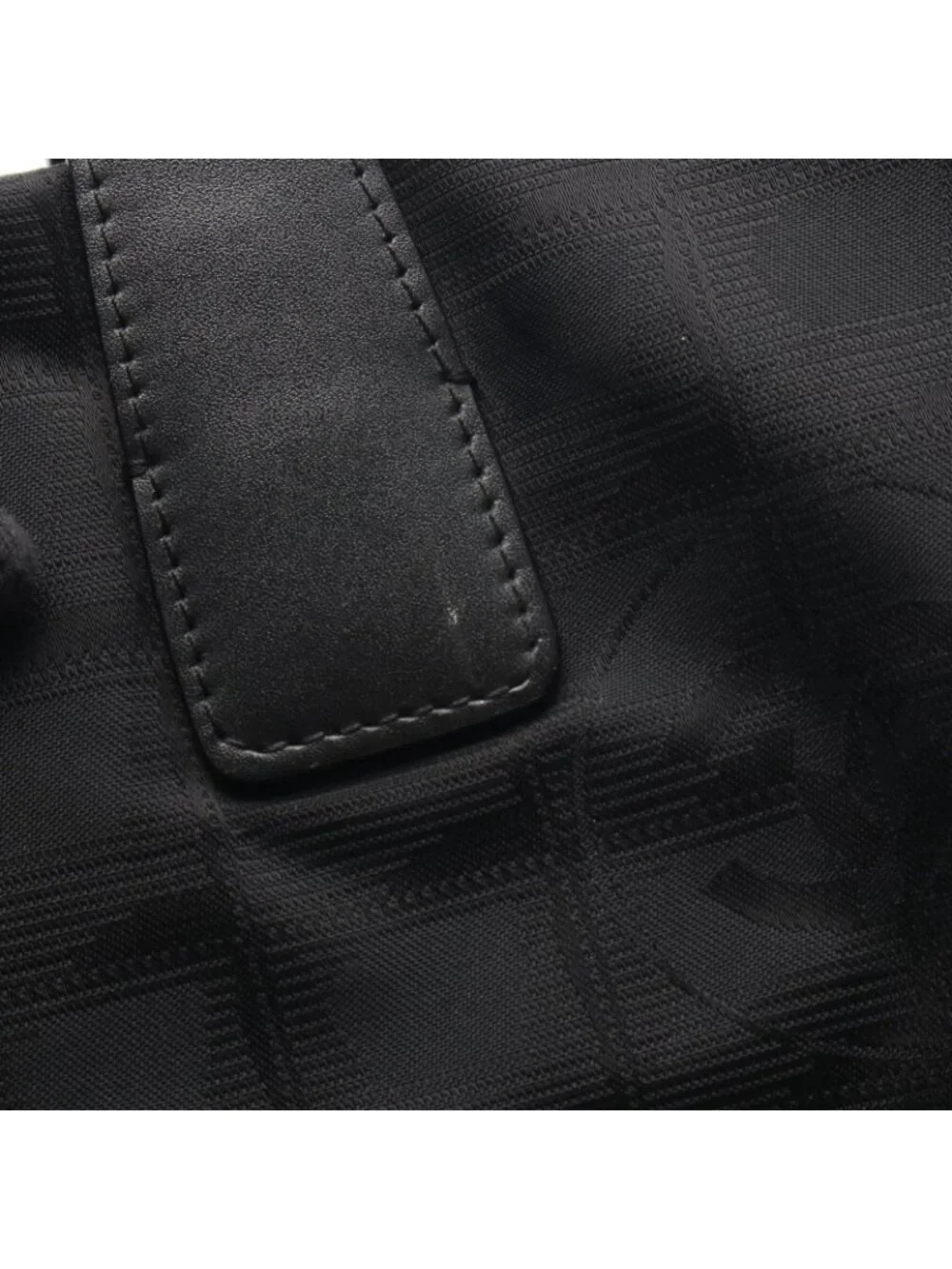 Chanel Tote Bag New Travel Line MM Black Nylon Leather MM